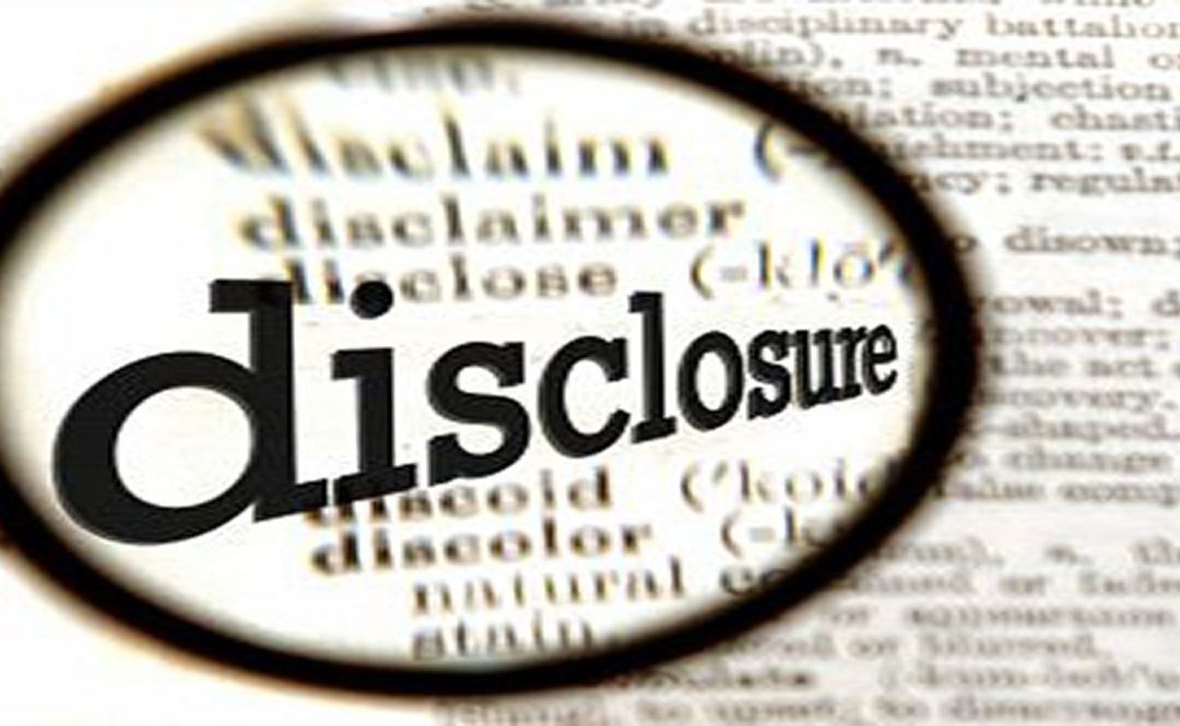 Voluntary Disclosure vs Reconsideration Form